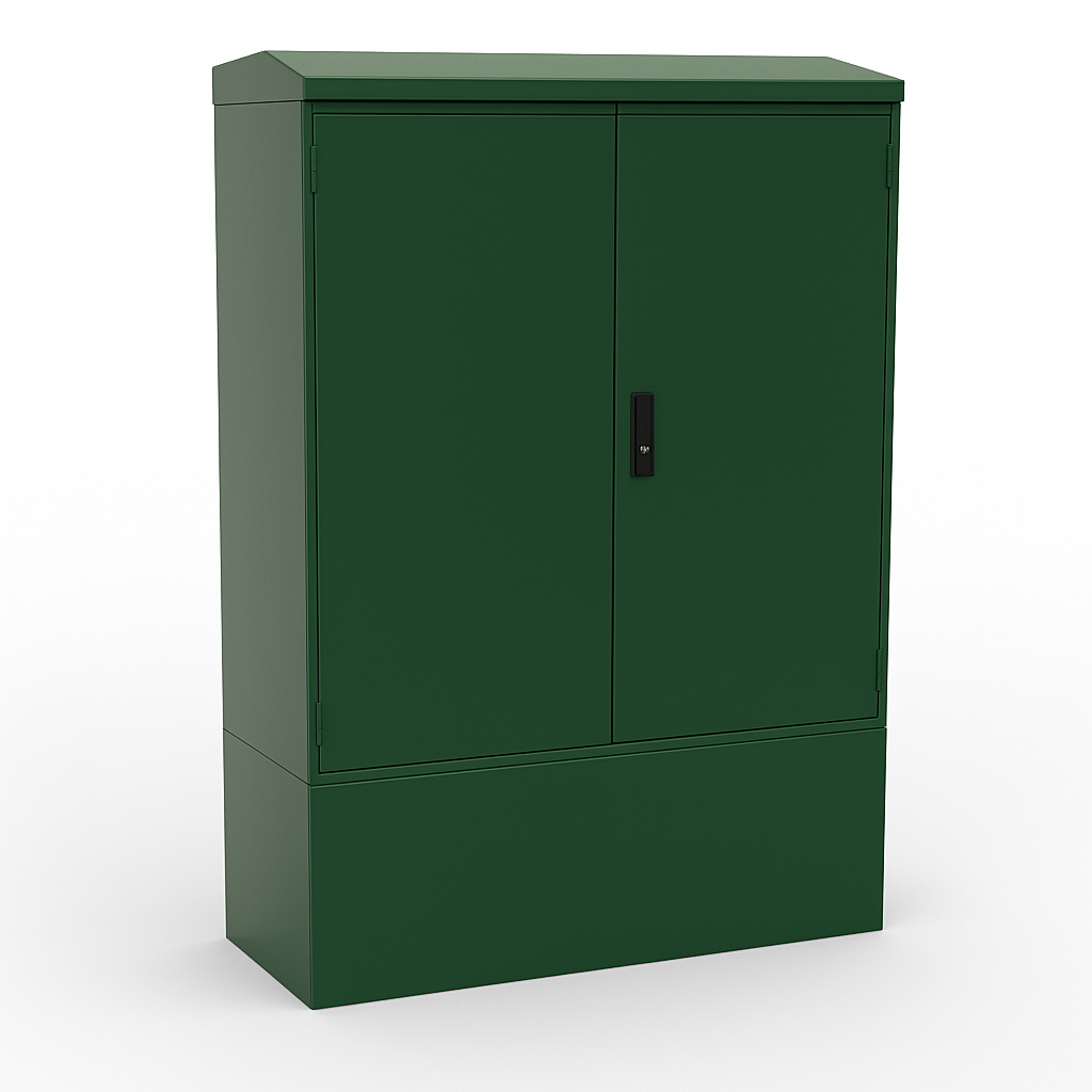 GRP Cabinet 1130 x 1490 x 320 Green