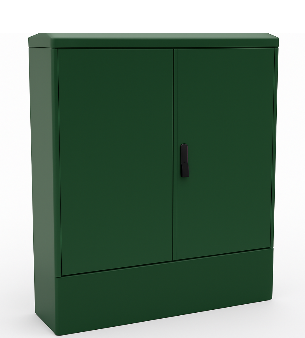 GRP Cabinet 1060 x 1064 x 320 Green