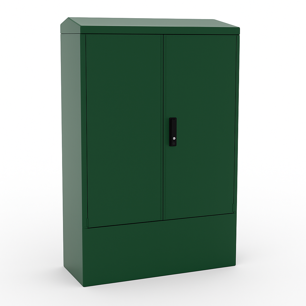 GRP Cabinet 660 x 1064 x 320 Green